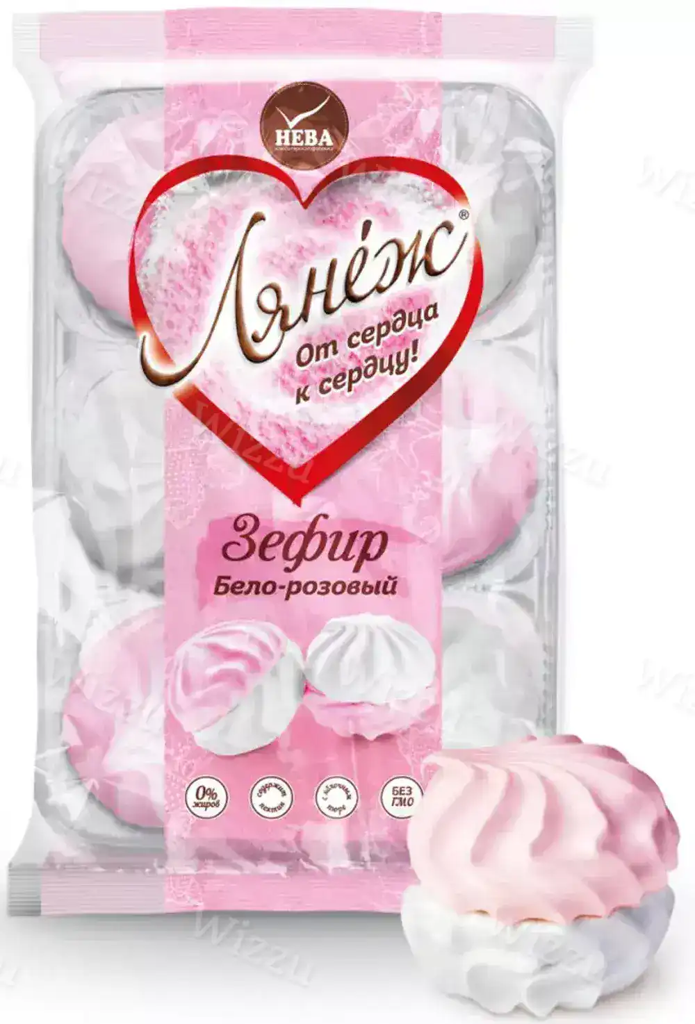 Зефир Лянеж "Бело-розовый" 315гр