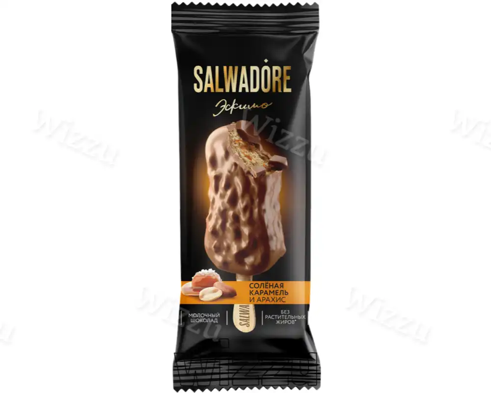 Мороженое Сальвадор Соленая карамель и Арахис 80гр