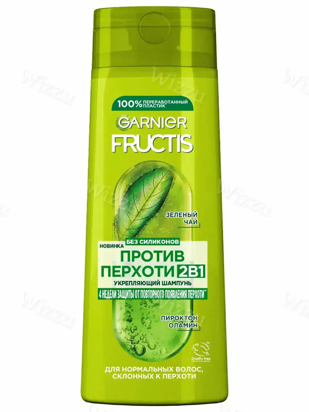 Шампунь против перхоти "Fructis" Зеленый чай 2в1 400мл
