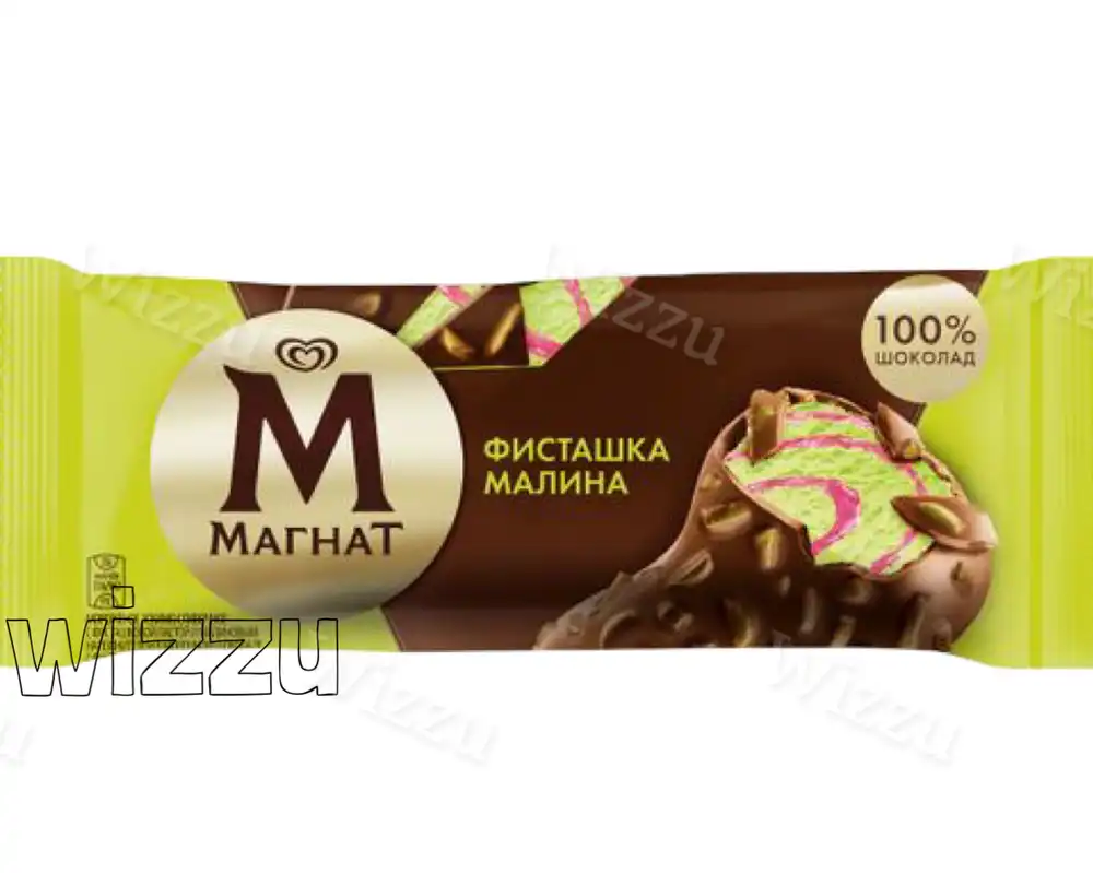 Мороженое "Магнат" со вкусом Фисташки и Малины 65г