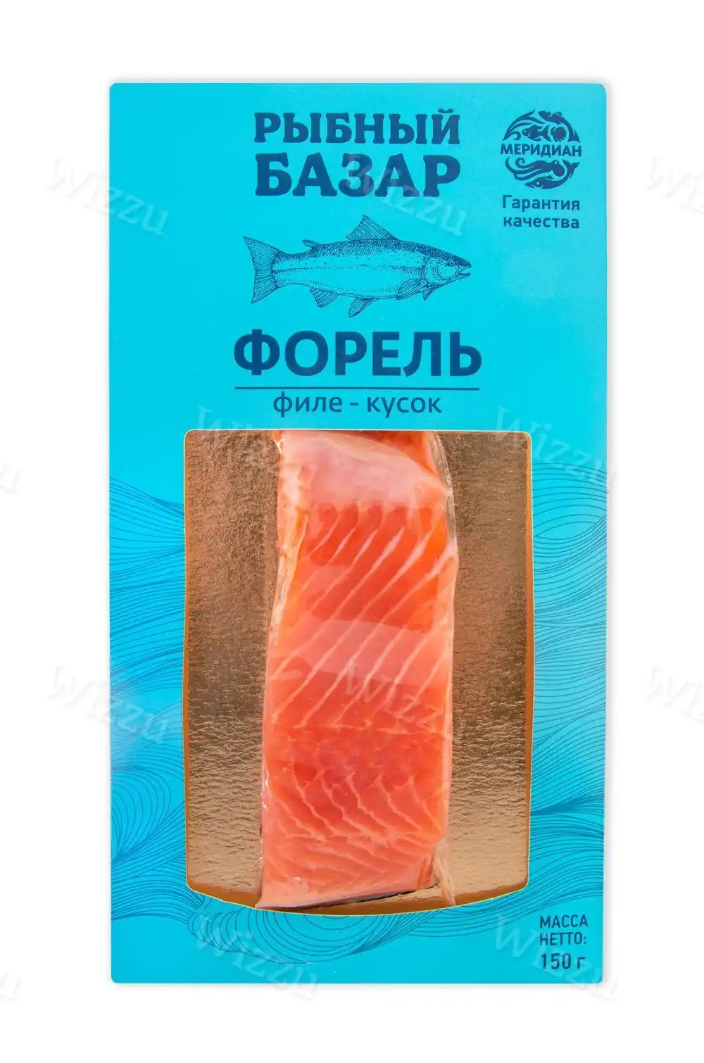 Форель филе-кусок слабосолен.Рыбный Базар 150гр