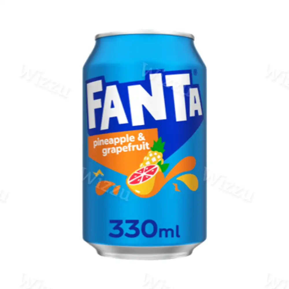 Напиток Фанта Голубой “pineapple&grapefruit” 330мл ж/б, шт