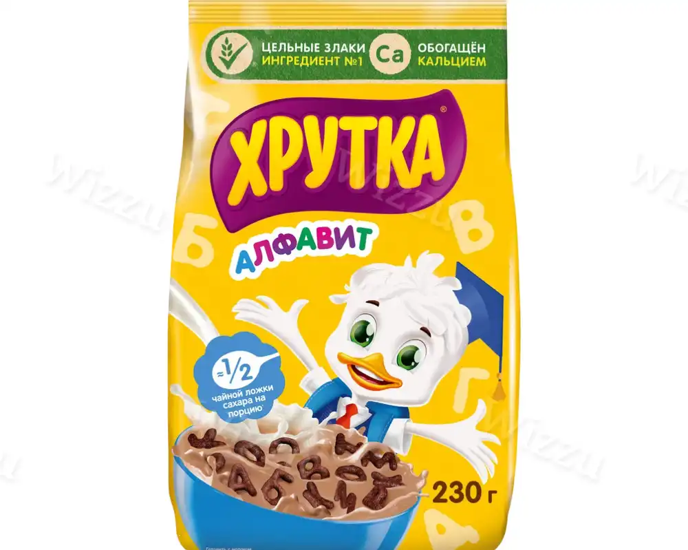 Готовый Завтрак Хрутка Алфавит 230гр