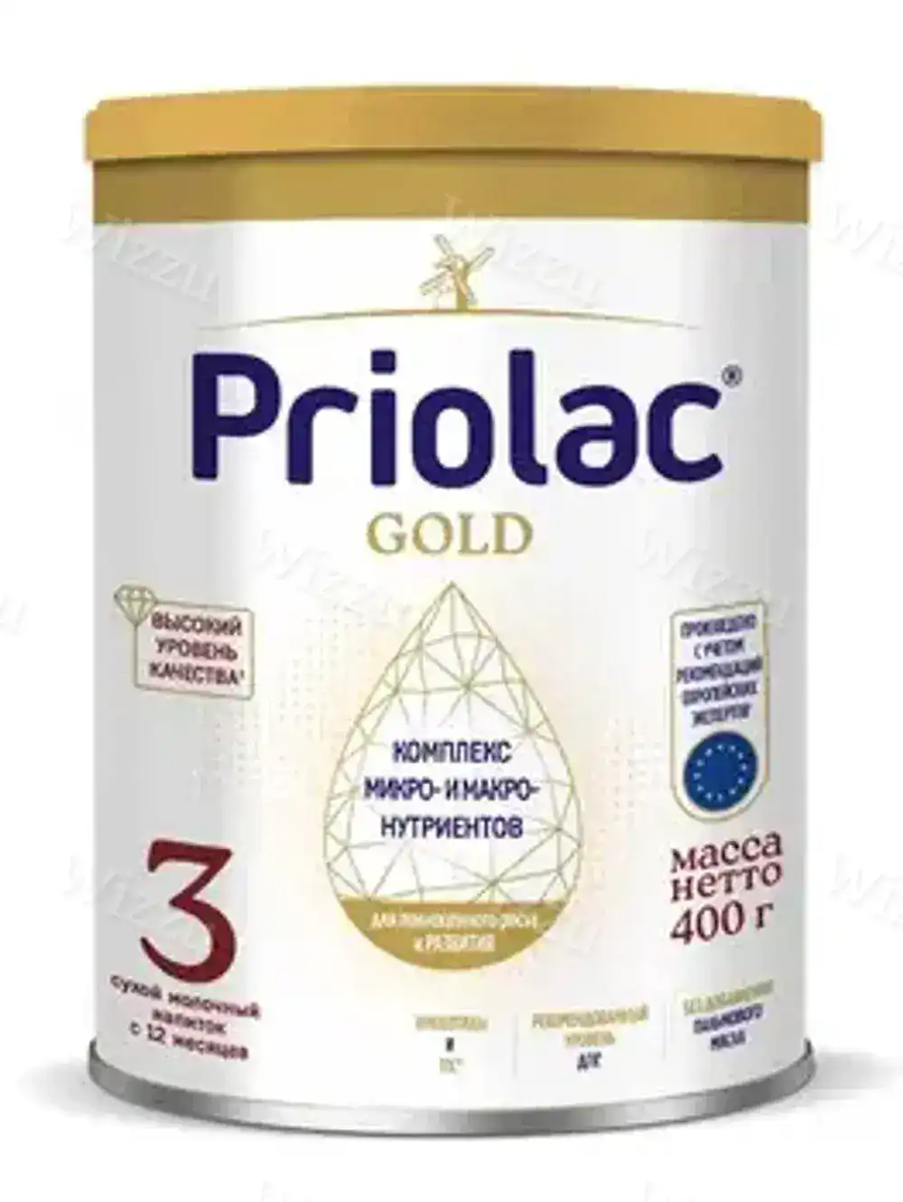Молочная смесь "Priolac Gold" 3 с 12 месяцев 400г