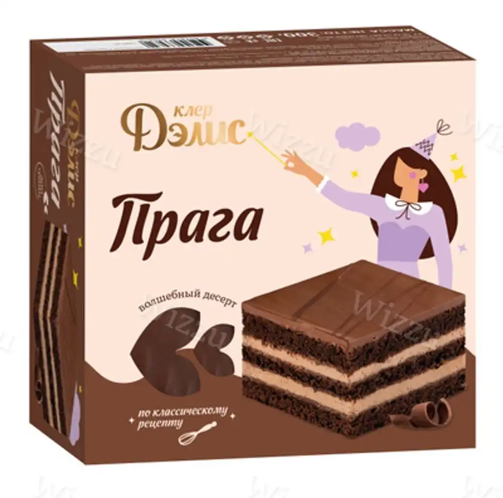 Бисквитное пирожное Прага мал/пач шт