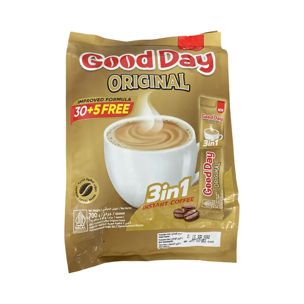 Растворимый кофе GOOD DAY original,30+5*20г