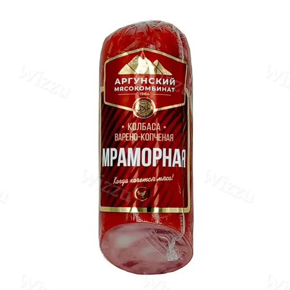 Колбаса Мраморная в/к "Аргунский мясокомбинат" кг