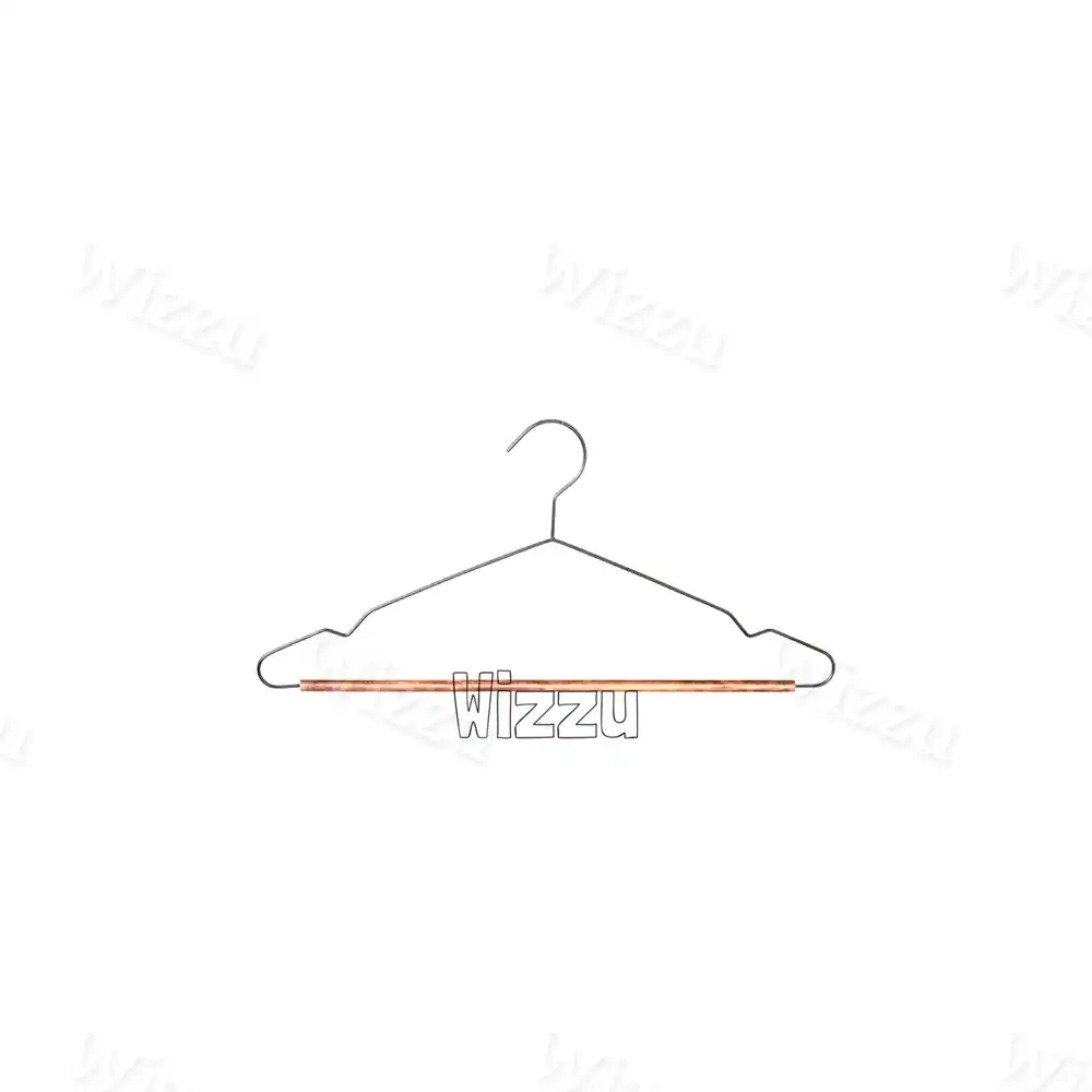 Вешалка стальная с деревянной вставкой