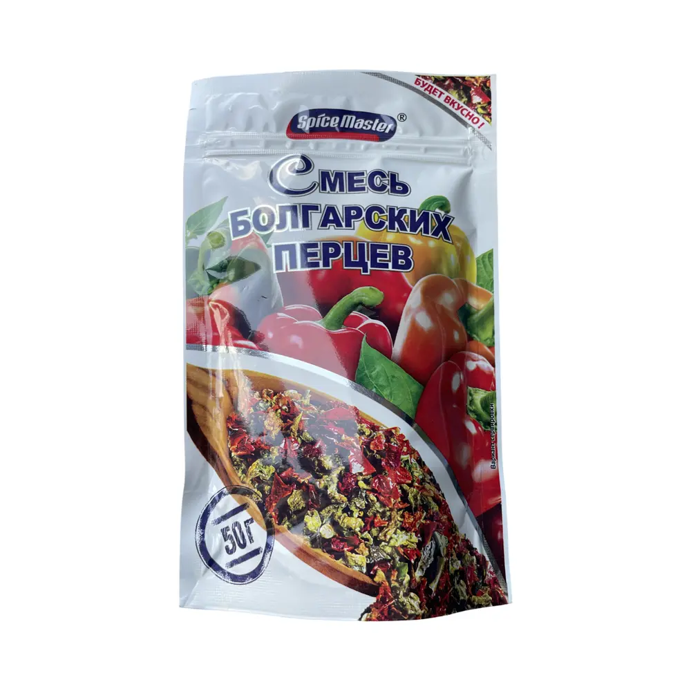 Смесь болгарских перцев (хлопья), Spice Master, 50 г