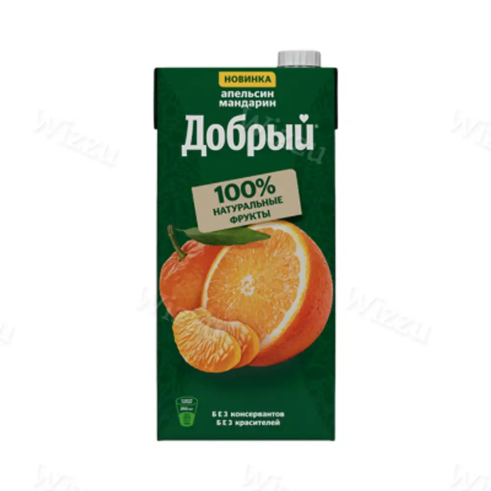 Сок Добрый Апельсин-Мандарин 2л