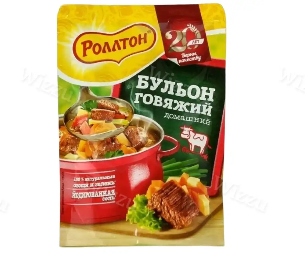 Бульон Роллтон Говяжий домашний 90г, шт