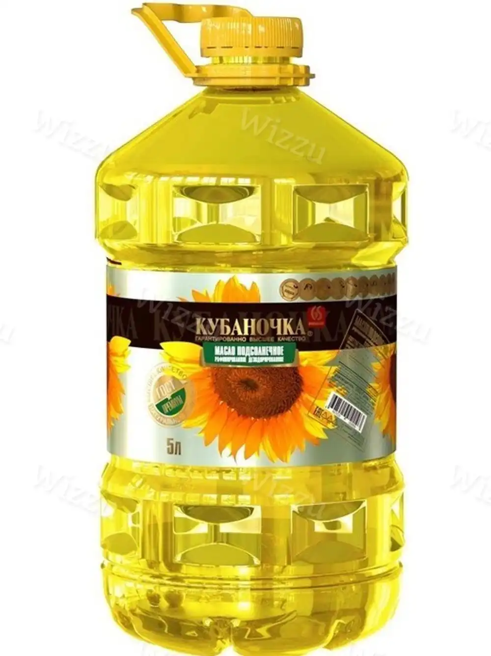 Масло "Кубаночка" Рафинированное 5 л