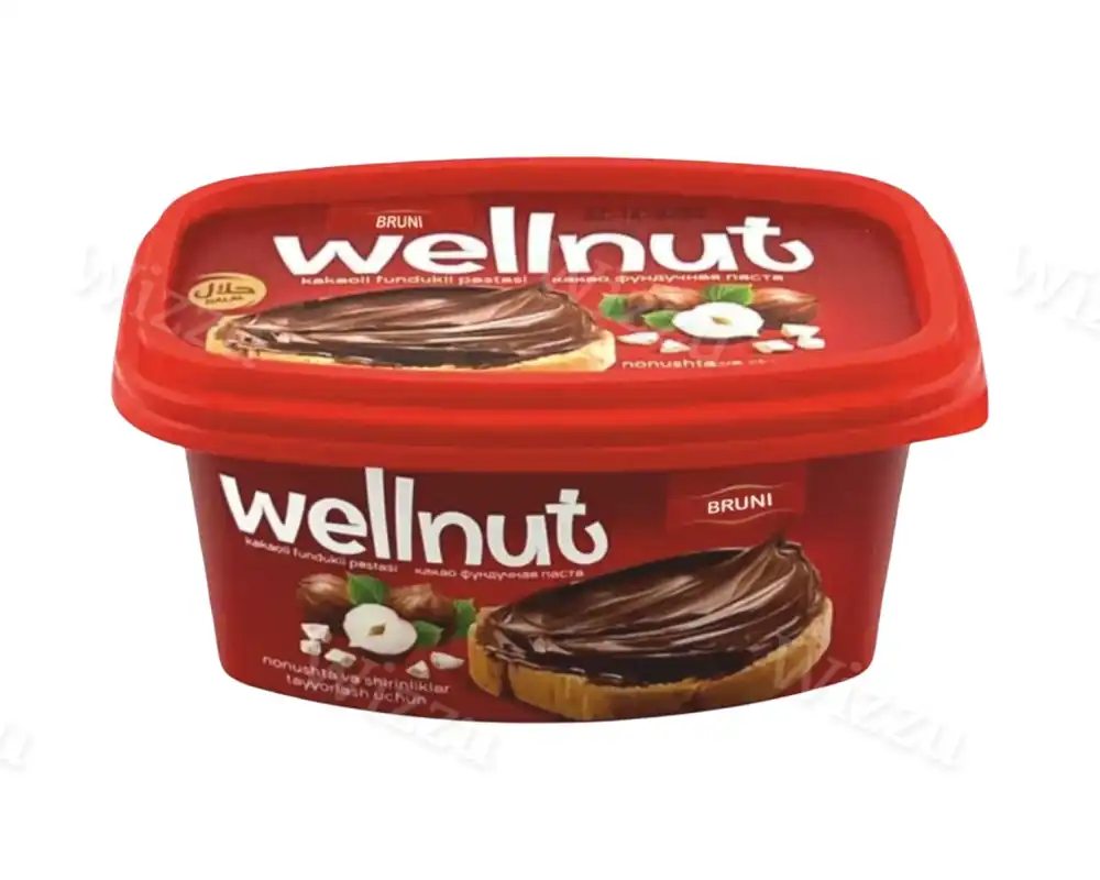 Паста какао-фундучная Wellnut 400гр