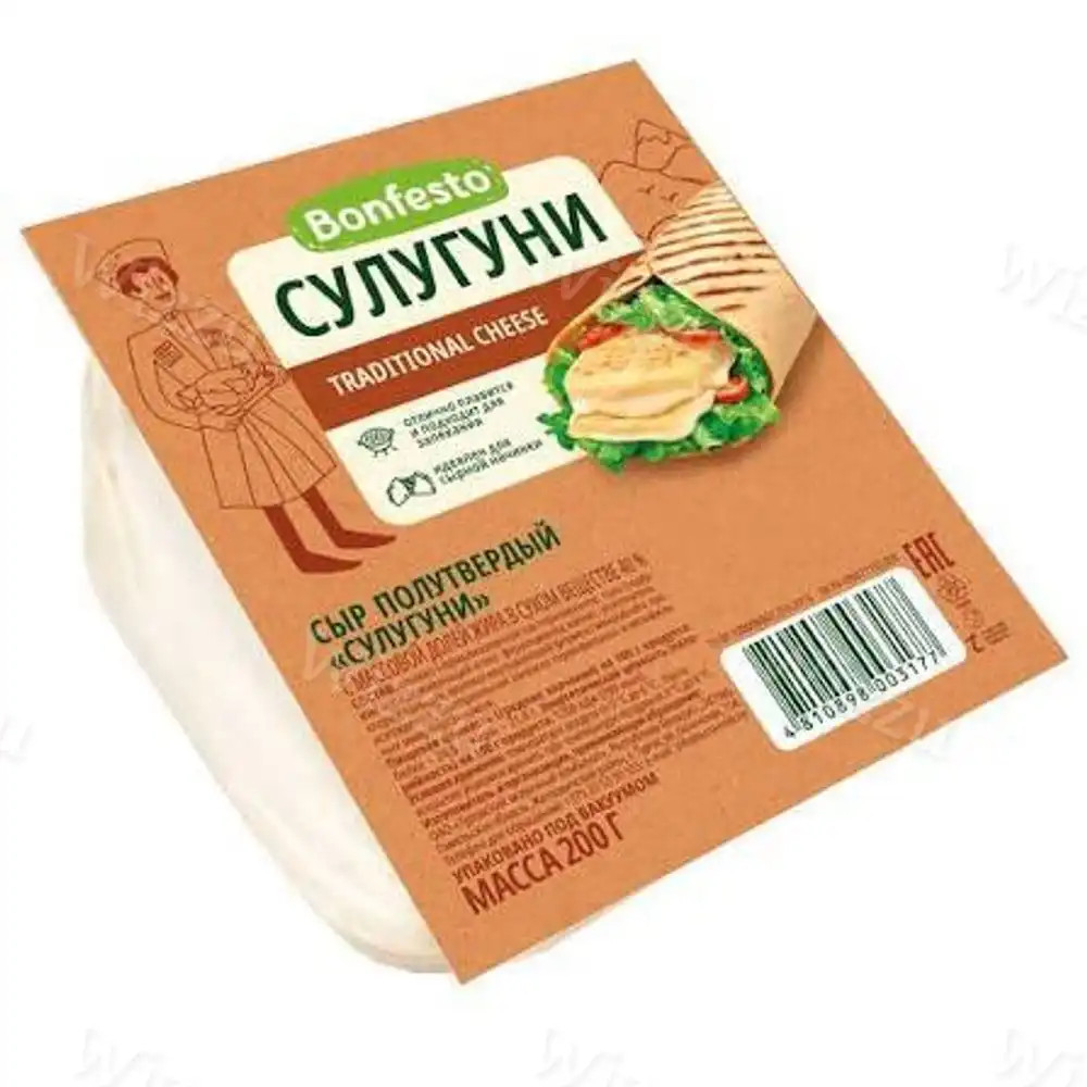 Сыр сулугуни Bonfesto 40% 200гр