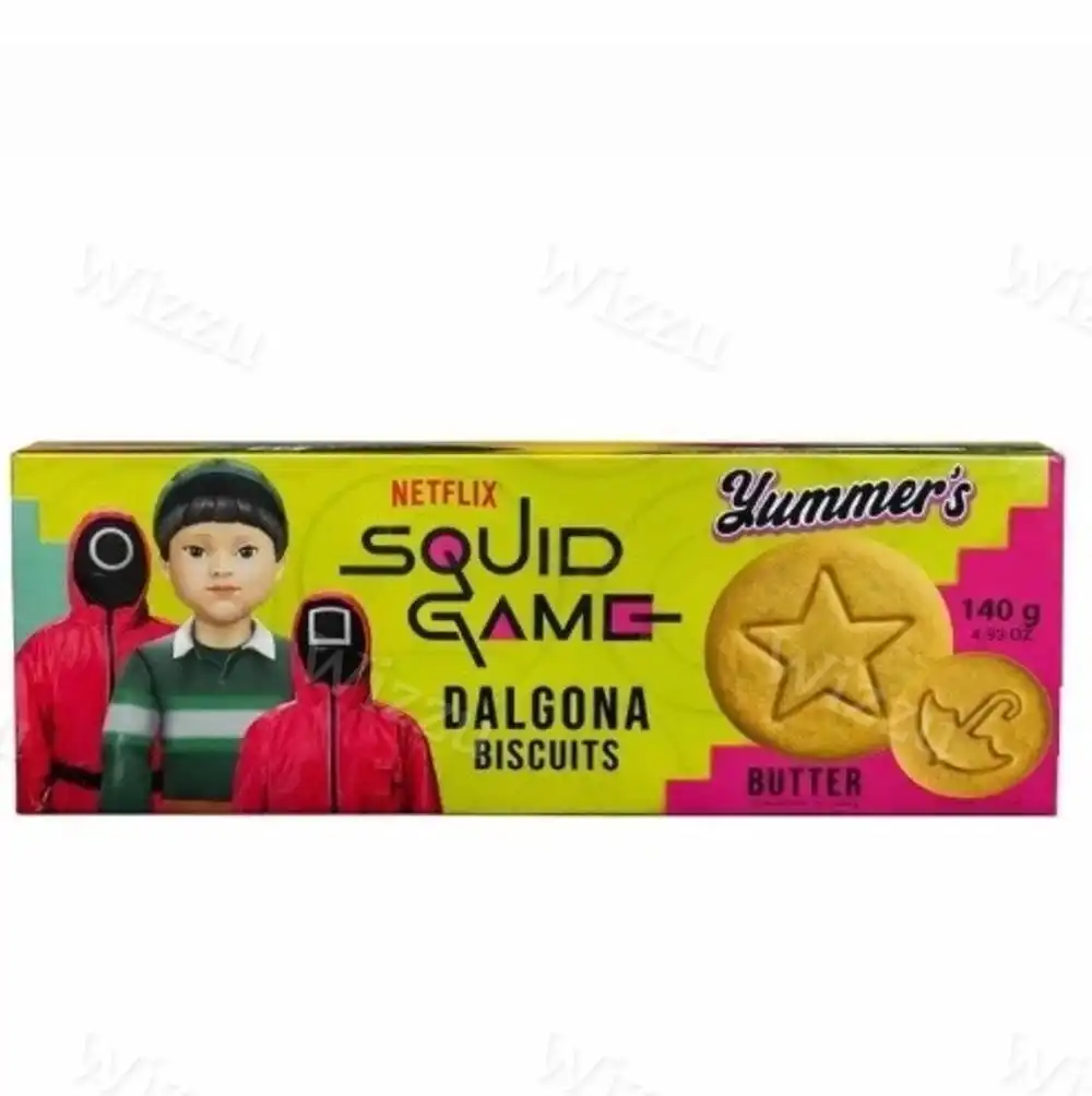 Yummers Squid Game Dalgona Печенье Сливочная Ваниль 140гр