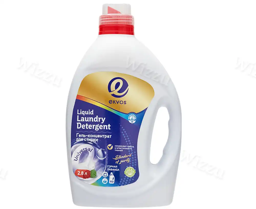 Гель - концентрат для стирки Ekvos Универсальный 2,8л