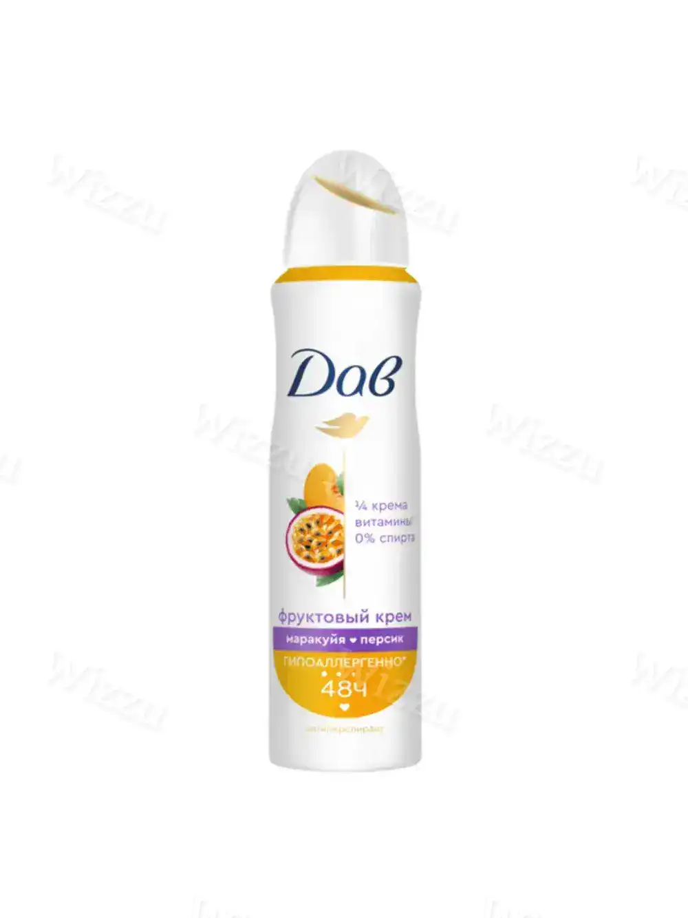 Дезодорант Dove Фруктовый крем Маракуйя и Персик 150мл