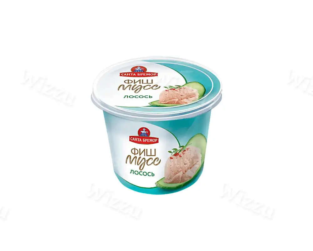 Паста Фиш-мусс Санта Бремор из тресковых рыб с лососем 140г, шт