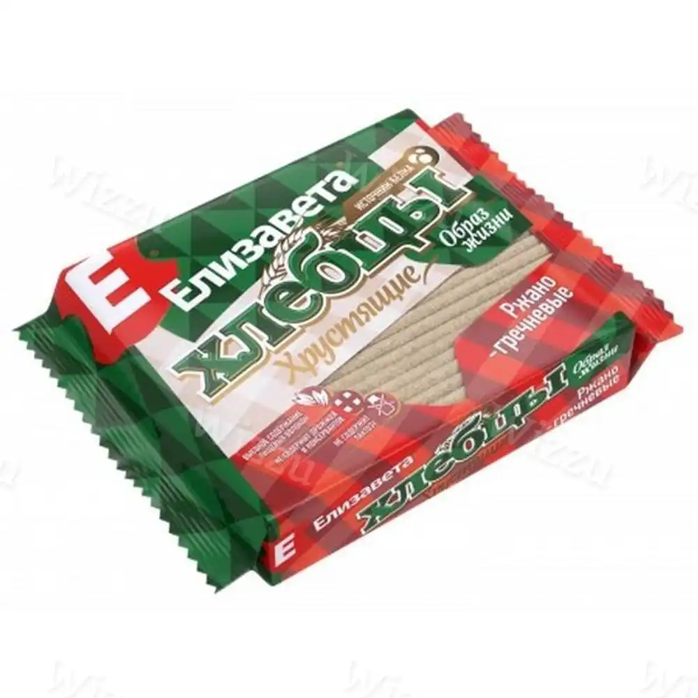 Хлебцы Елизавета хрустящие Ржано-гречневые 90гр