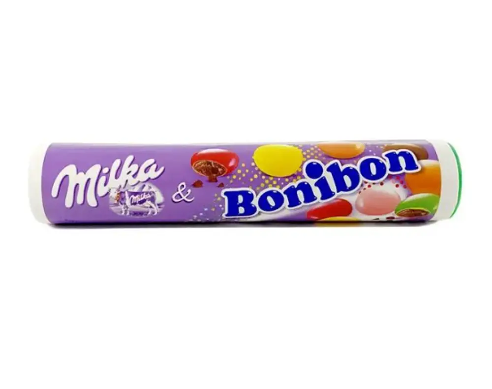 Драже Milka Bonibon с шоколадной начинкой в глазури 24.3г