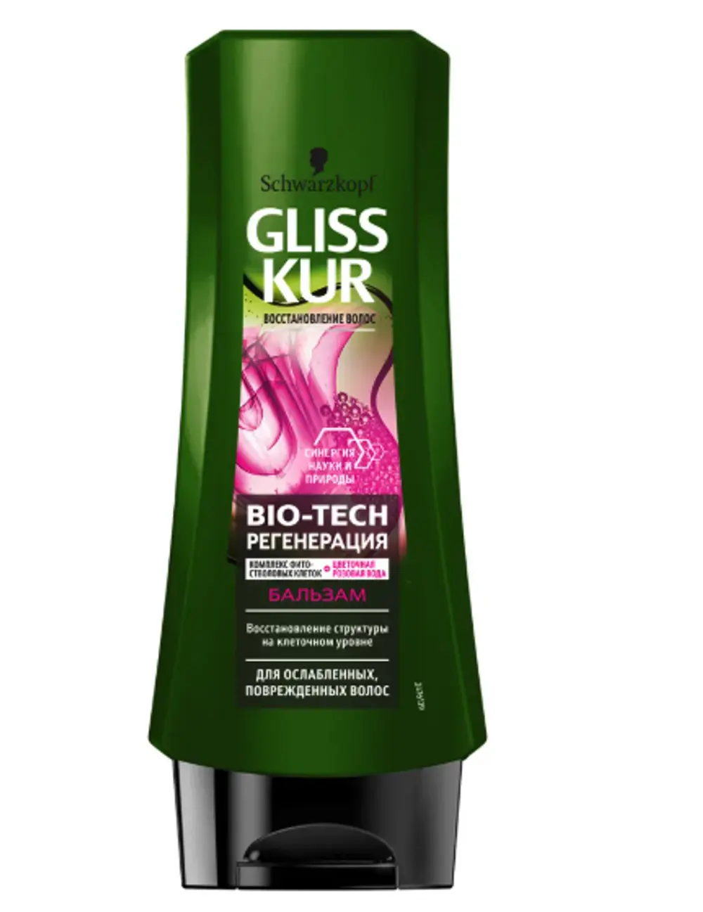 Бальзам для волос Gliss Kur Bio-Tech Регенерация, 400мл