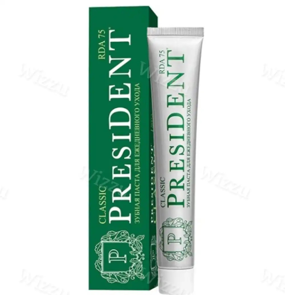 Зубная паста President Classic 75г, шт