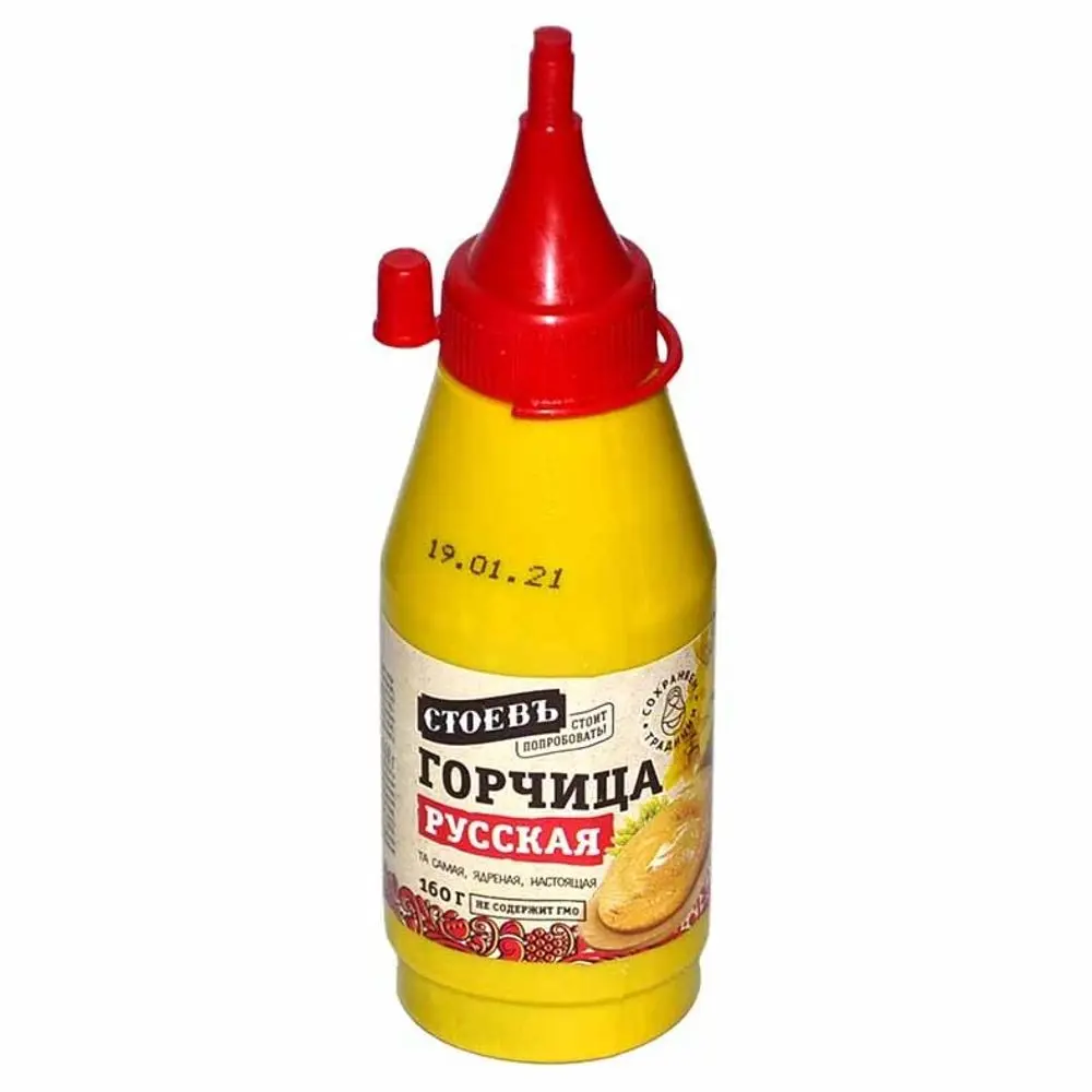 Горчица "Стоевъ" русская, 160г