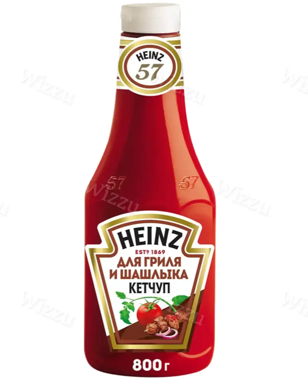 Кетчуп Хайнц ГрильШашлык пл/б 800г, шт