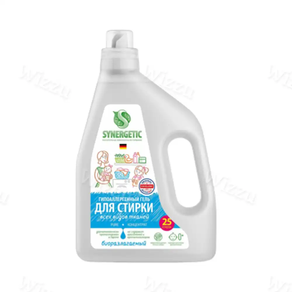 Гель для стирки "Synergetic" PURE 1,5л