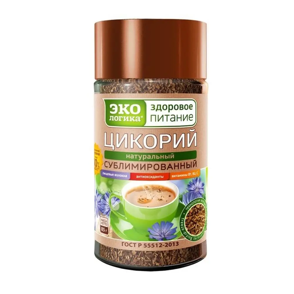 Цикорий растворимый "Экологика" Здоровое питание сублимированный, 85г