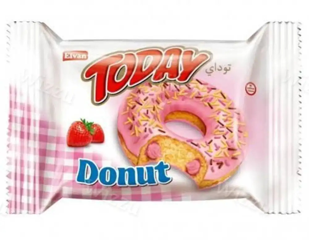 Печенье Today Donut Клубника 40гр