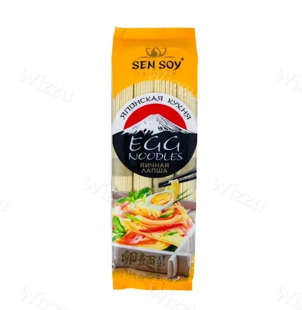 СенСой Лапша яичная "EGG NODDLES" 300гр