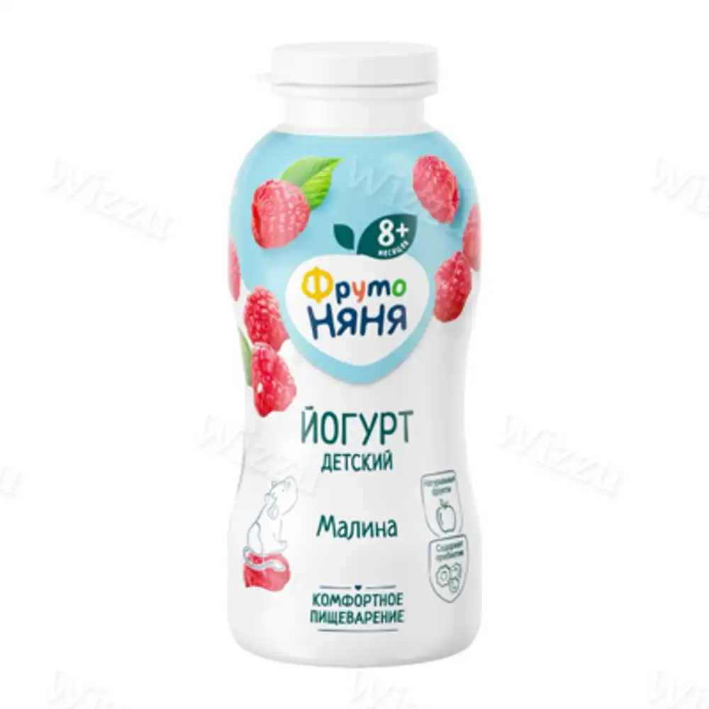 Йогурт Питьевой Фруто Няня Со вкусом Малины 2,5% 200мл
