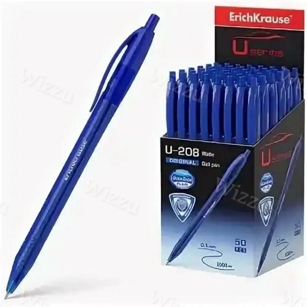 Ручка шариковая автоматическая ErichKrause U-209 Matic&Grip Neon 1.0, Ultra Glide Technology, цвет чернил синий