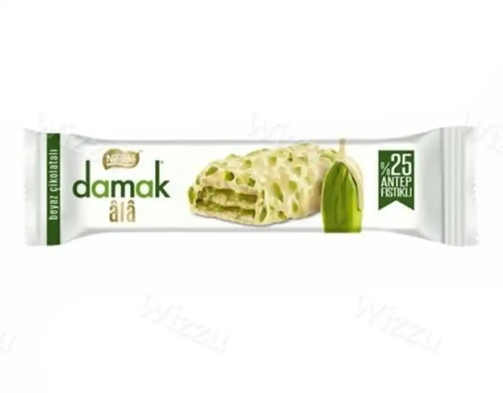 Батончик Нестле Damak ala белый шок. с фисташками 30гр, шт