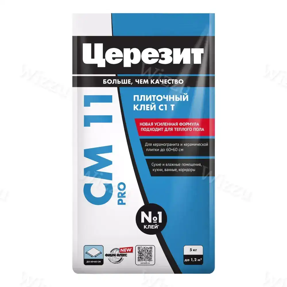 Клей для плитки C1T 5 кг Церезит СМ 11 PRO