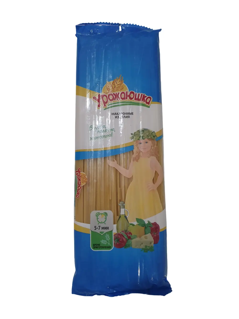 Изделие макаронное гр.в, в/с "Спагетти", Урожаюшка, 450г
