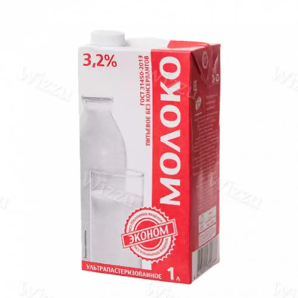 Молоко Эконом 3,2% 1л