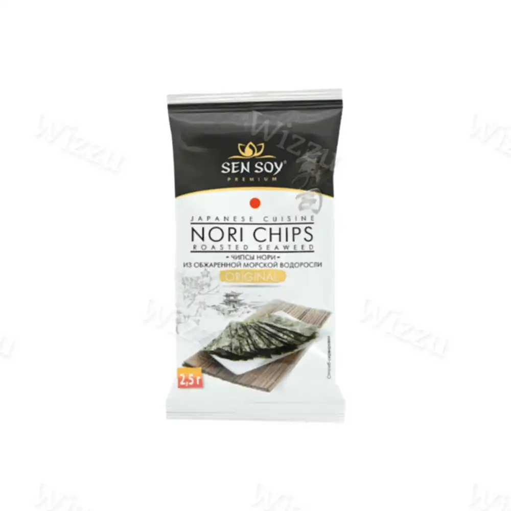 СенСой Премиум Чипсы Нори"ORIGINAL" из морской водоросли пакет ФОЛЬГА 3гр