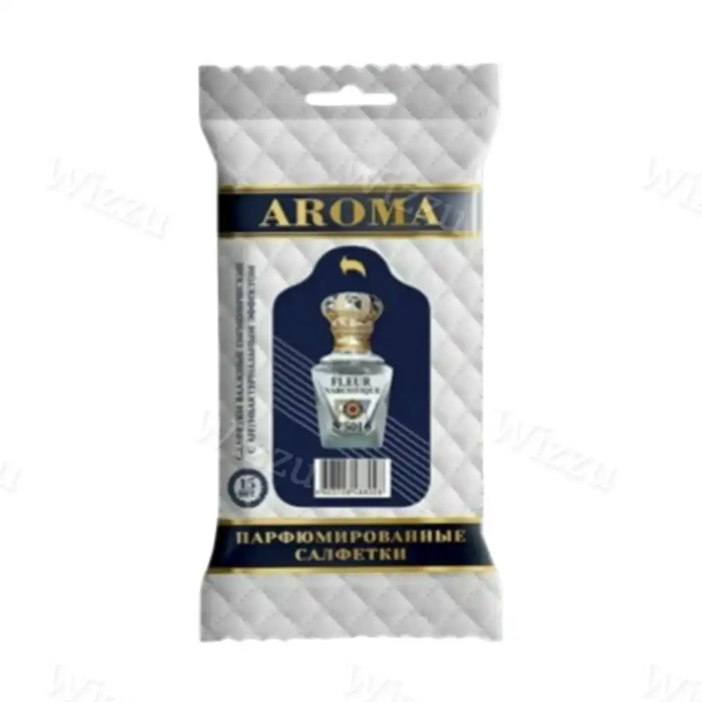 Влажные парфюмированные салфетки Aroma Top Line "Fleur Narcotique" 15шт