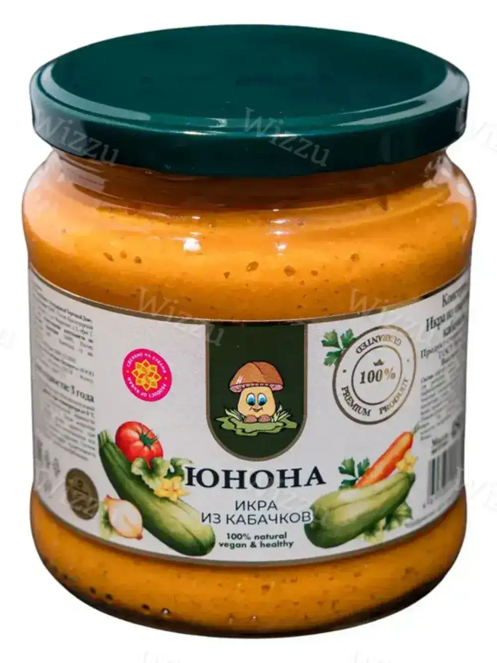 Икра из кабачков 480г ст/б Юнона