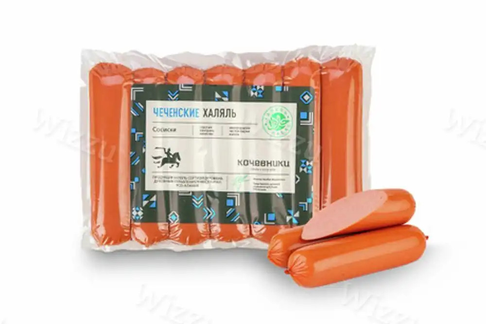 Сосиски Кочевники Чеченские Халяль в/у 345г, шт