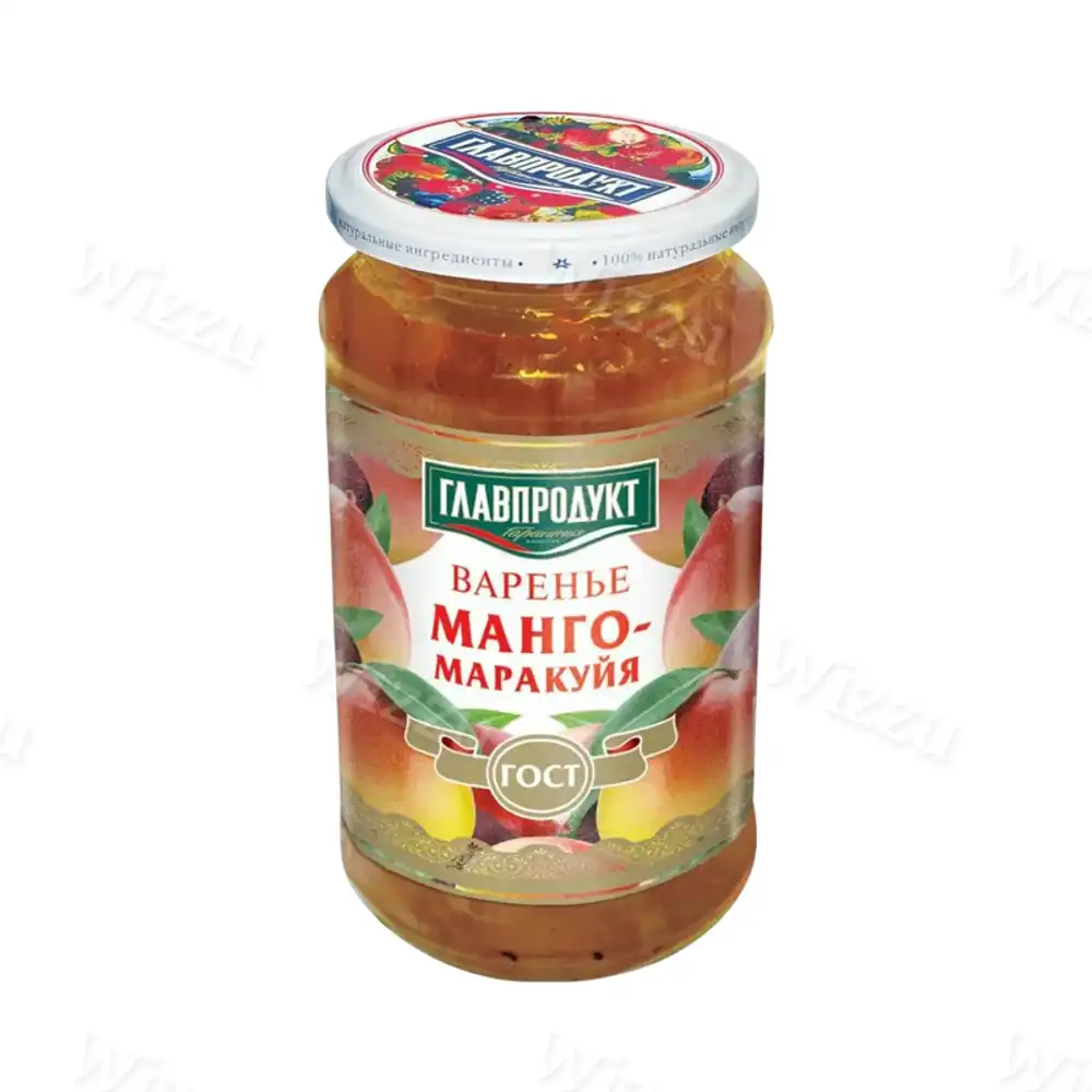 Варенье Главпродукт Манго - Маракуйя стекло 550гр