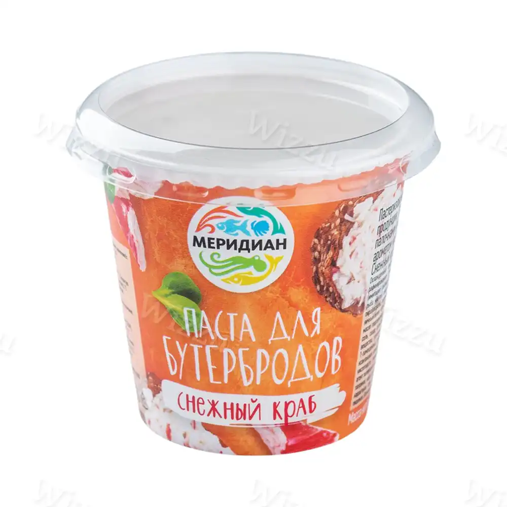 Паста со снежным крабом для Бутербродов "Меридиан" 140гр