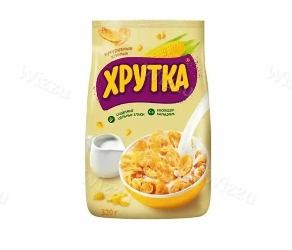 Готовый завтрак Нестле Хрутка Кукурузные хлопья 320г, шт
