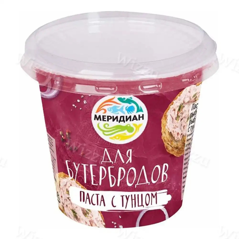 Паста с Тунцом для Бутербродов "Меридиан" 140гр
