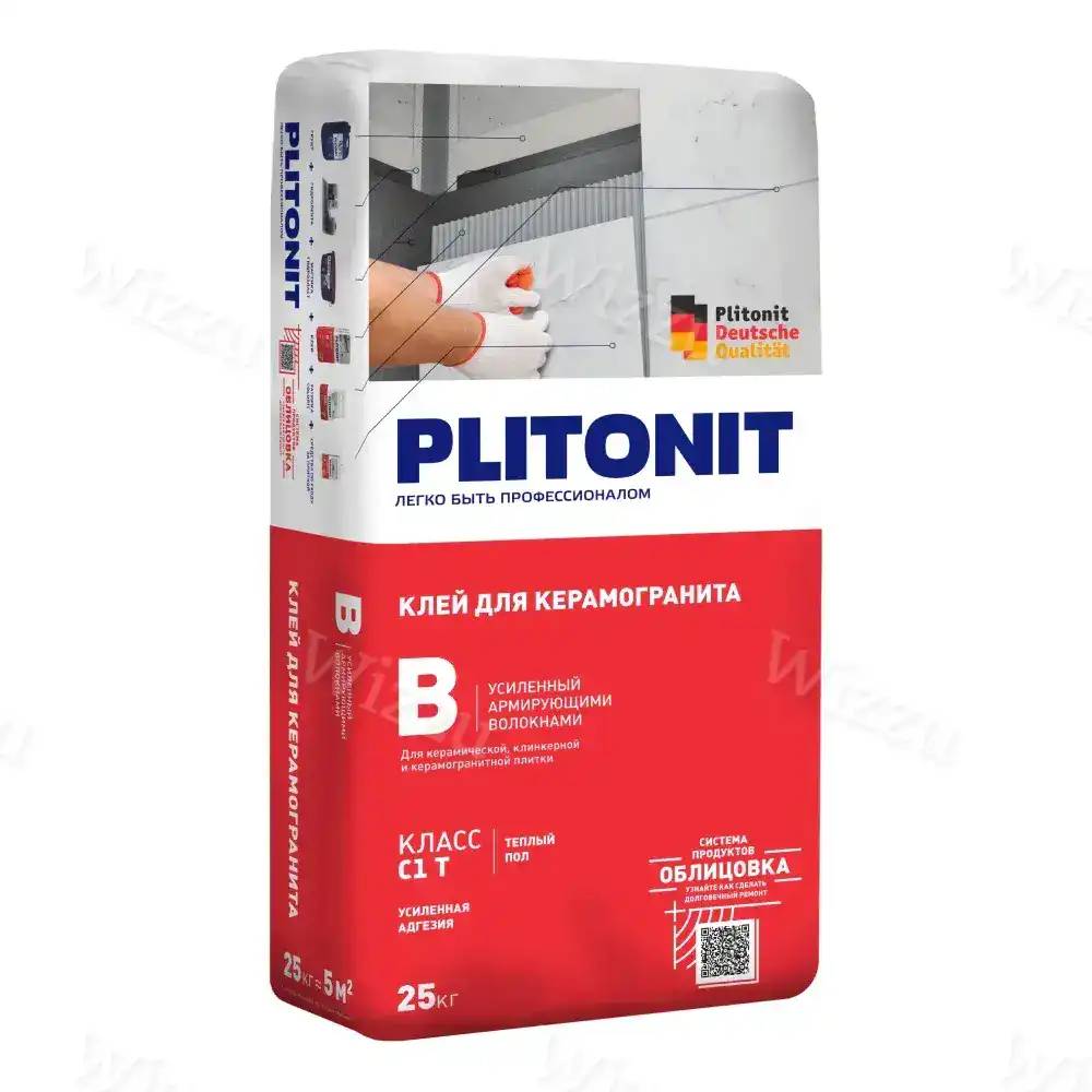 Клей для плитки C1T 25 кг PLITONIT В