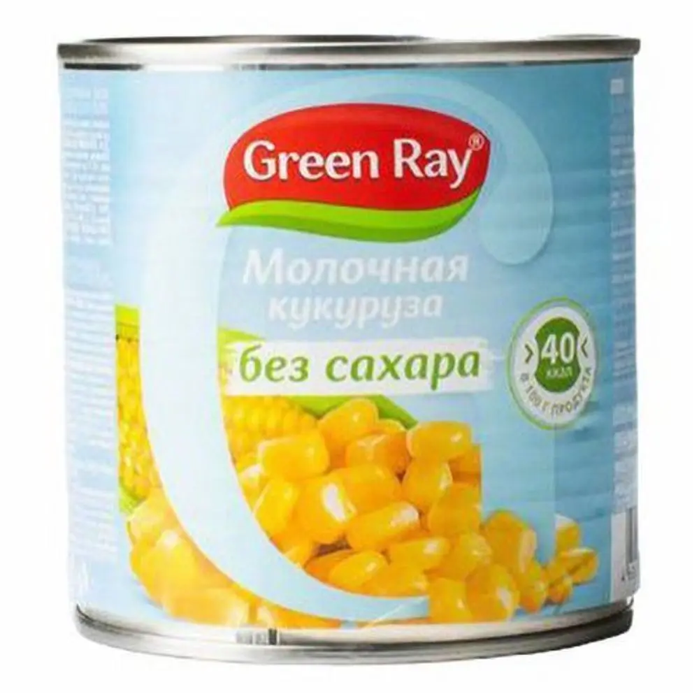 Кукуруза Green Ray без сахара, 425г