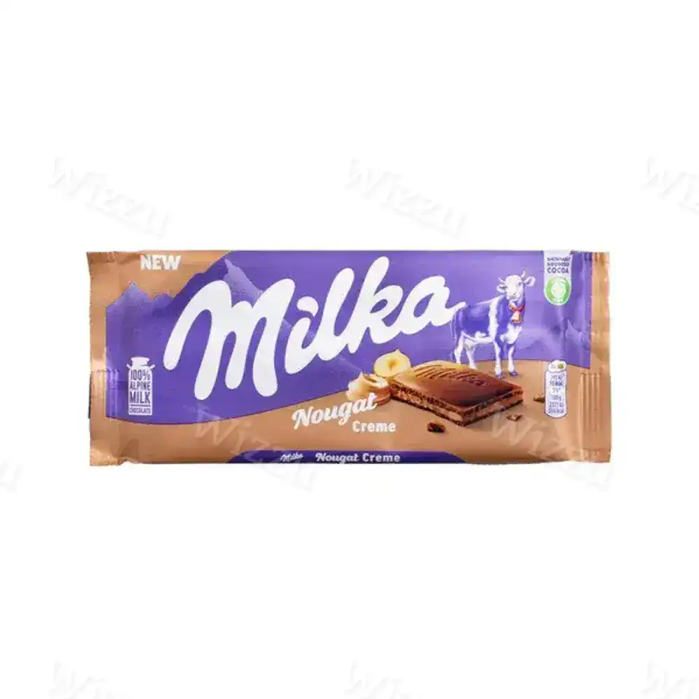 Шоколадная плитка Milka Creme Nougat 85гр