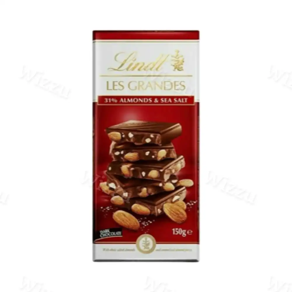 Шоколадная плитка Lindt Grand Миндаль соленый 150гр